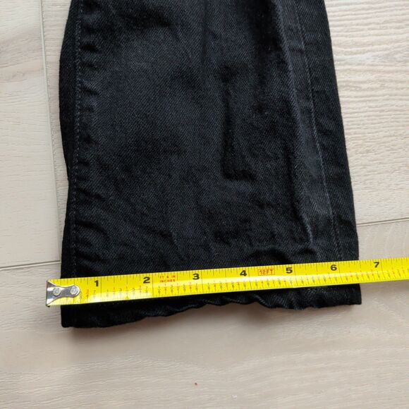 Buck Mason Jeans Mens 28x31 Black Maverick Slim Fit Japanese Denim Button Fly - Picture 10 of 11